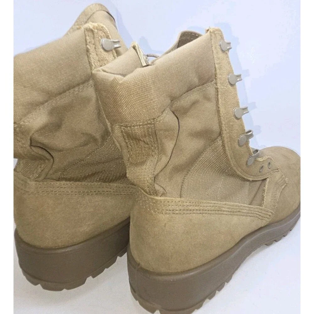 Rocky 798 Men’s 10 R Combat Boots Hot Weather Coyote Brown Suede Made In USA!